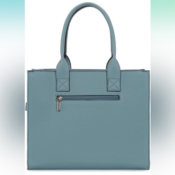 Wrangler Blue Tote Bag with Perforated Details - Picture 2 of 6